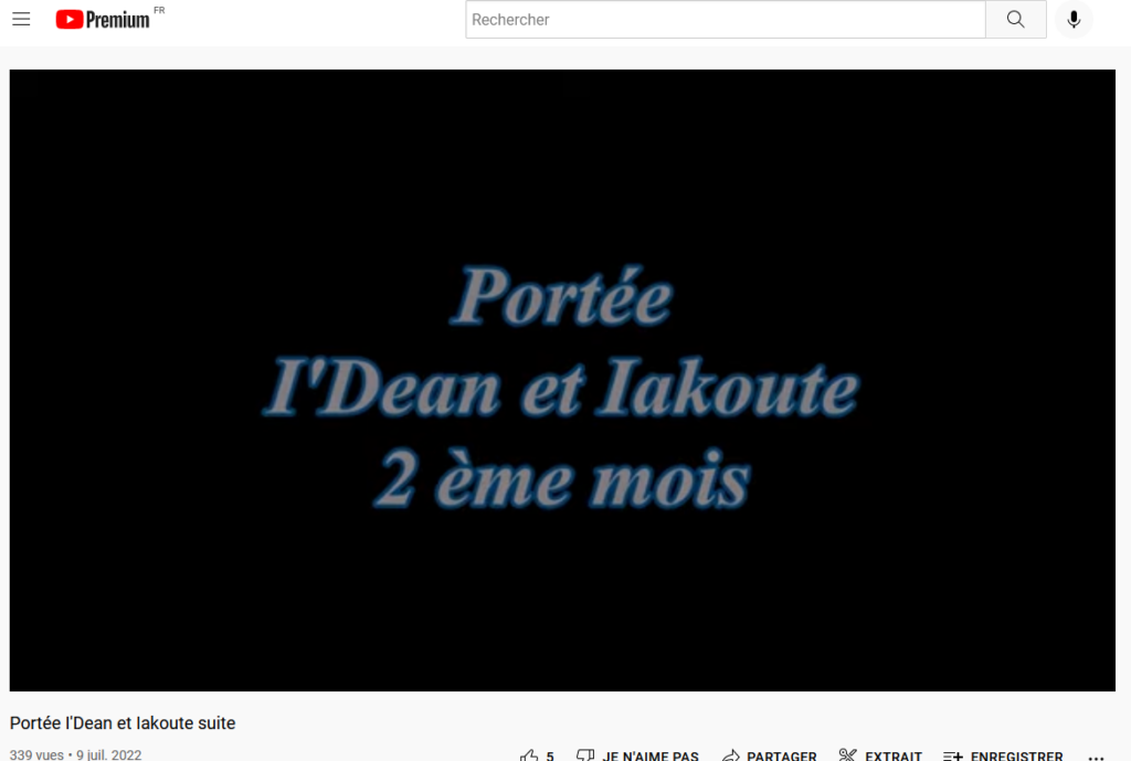 Portée I'Dean et Iakoute suite
